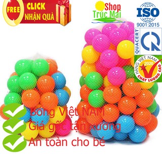 100 BÓNG NHỰA MỀM CHO BÉ