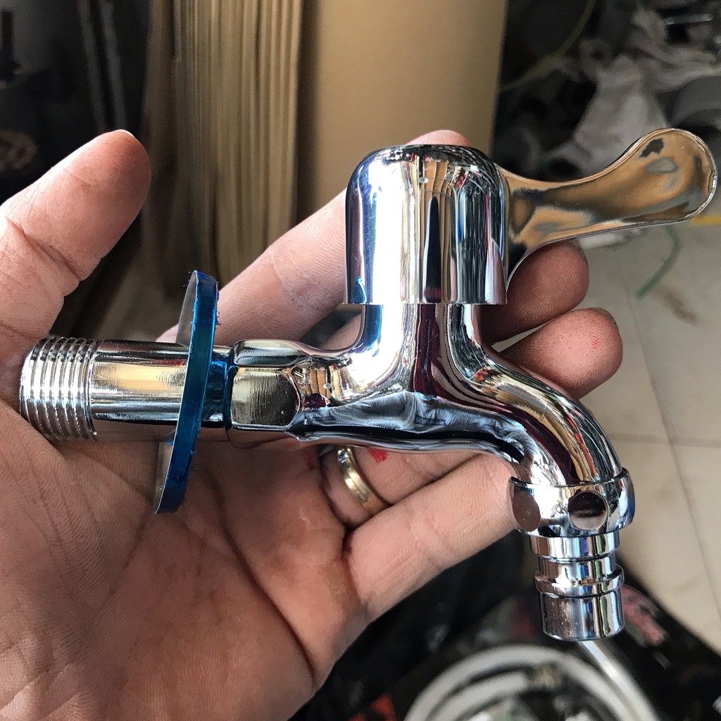 VÒI HỒ REN 21 INOX XI Rẻ đẹp