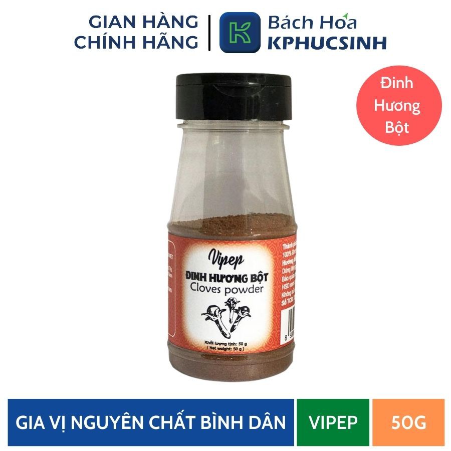 Bột đinh hương Vipep 50g KPHUCSINH - Hàng Chính Hãng