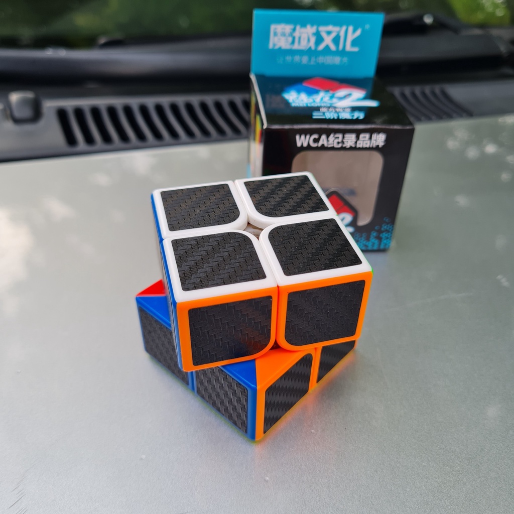 Rubik 2x2 giá rẻ carbon rubic 2x2, RB02 BENZ STORE TN