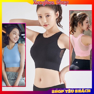 Áo Bra Tập Gym [Chất Đẹp], Áo Tập Gym Nữ Phối Lưới Cao Cấp Chọn Size Theo Số Đo Vòng 1 Mã Áo A1007