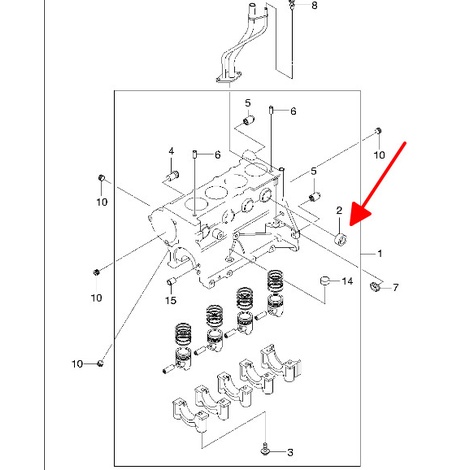 Mắt nước lốc máy  hàng xịn GM  LACETTI, GENTRA, LANOS, NUBIRA 96180730