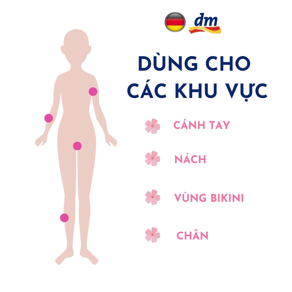 Kem tẩy wax lông BALEA tuýp 125ml dành cho da nhạy cảm - hàng nhập khẩu Đức