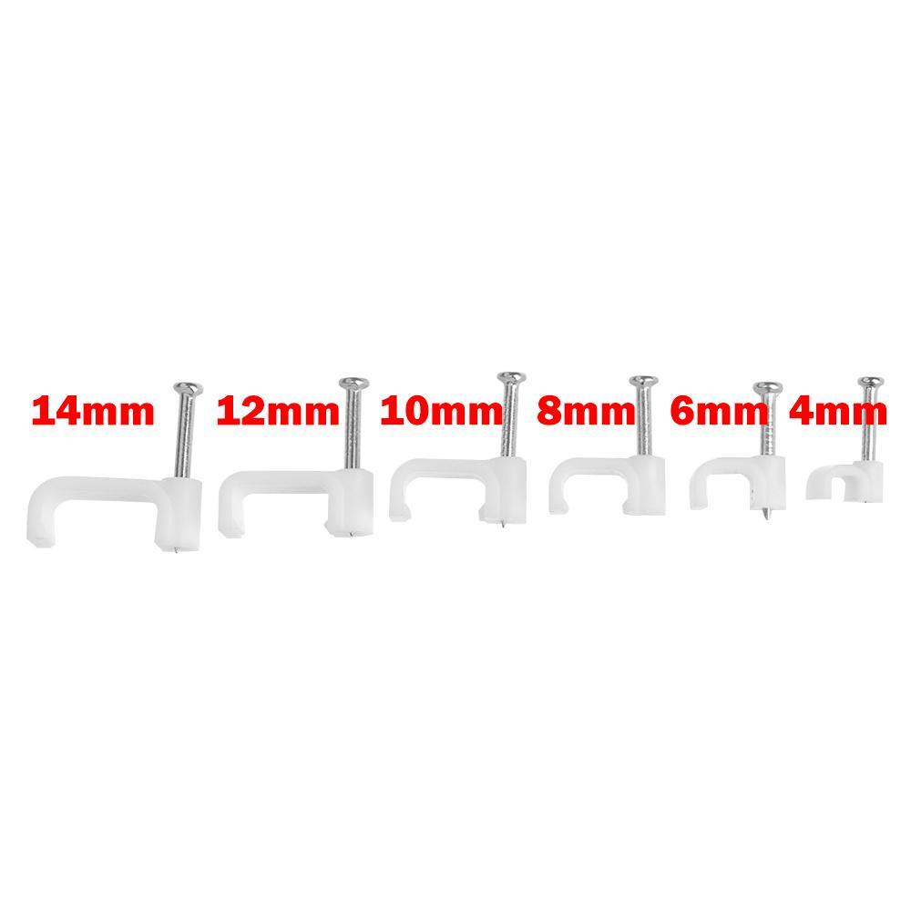 Bộ 100 Kẹp Giữ Dây Cáp Đa Năng Siêu Bền Tiện Dụng|Đinh Tán Cố Định Phần Cứng Bằng Thép