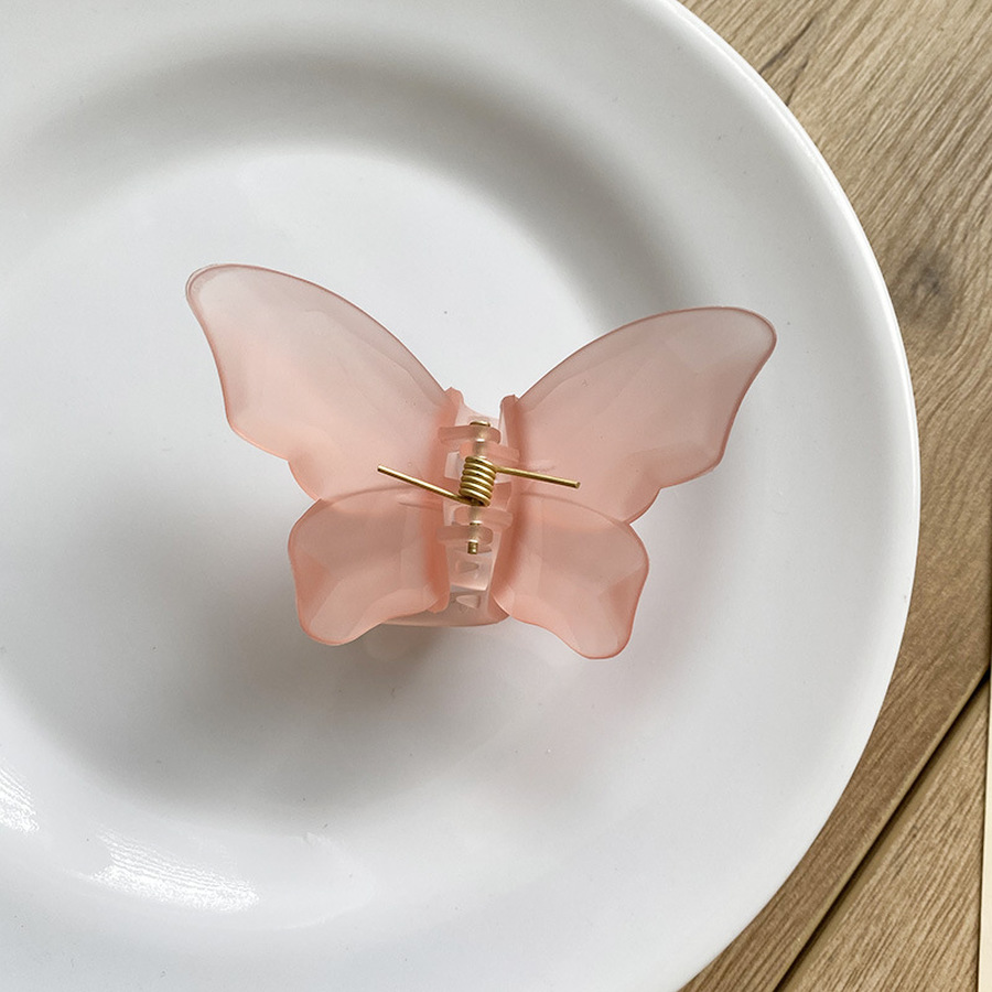 Kẹp Tóc Acrylic Hình Cánh Bướm Phong Cách Hàn Quốc Thời Trang