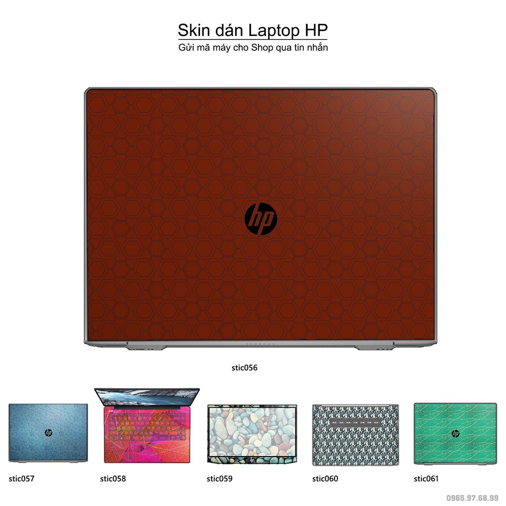 Skin dán Laptop HP in hình Hoa văn sticker _nhiều mẫu 10 (inbox mã máy cho Shop)