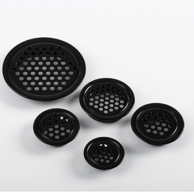 Set 2 Nắp Đậy Lỗ Thông Gió Bằng Thép Không Gỉ 19mm-53mm Trang Trí Tủ Chạn / Tủ Chén