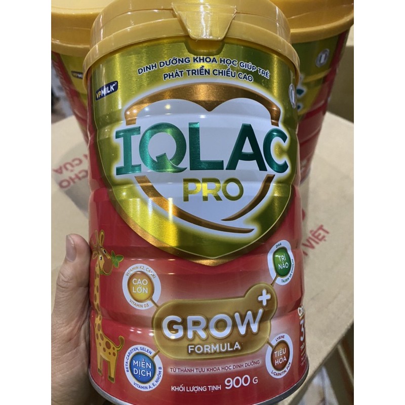 Sữa IQLAC pro 900g (phát triển chiều cao 3+)