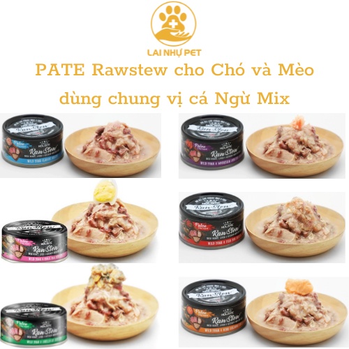 Pate Absolute Holistic RawStew Cho Chó Mèo -Pate RawStew Thịt Hầm Dinh Dưỡng Cho Thú Cưng-LAI NHỰ PET