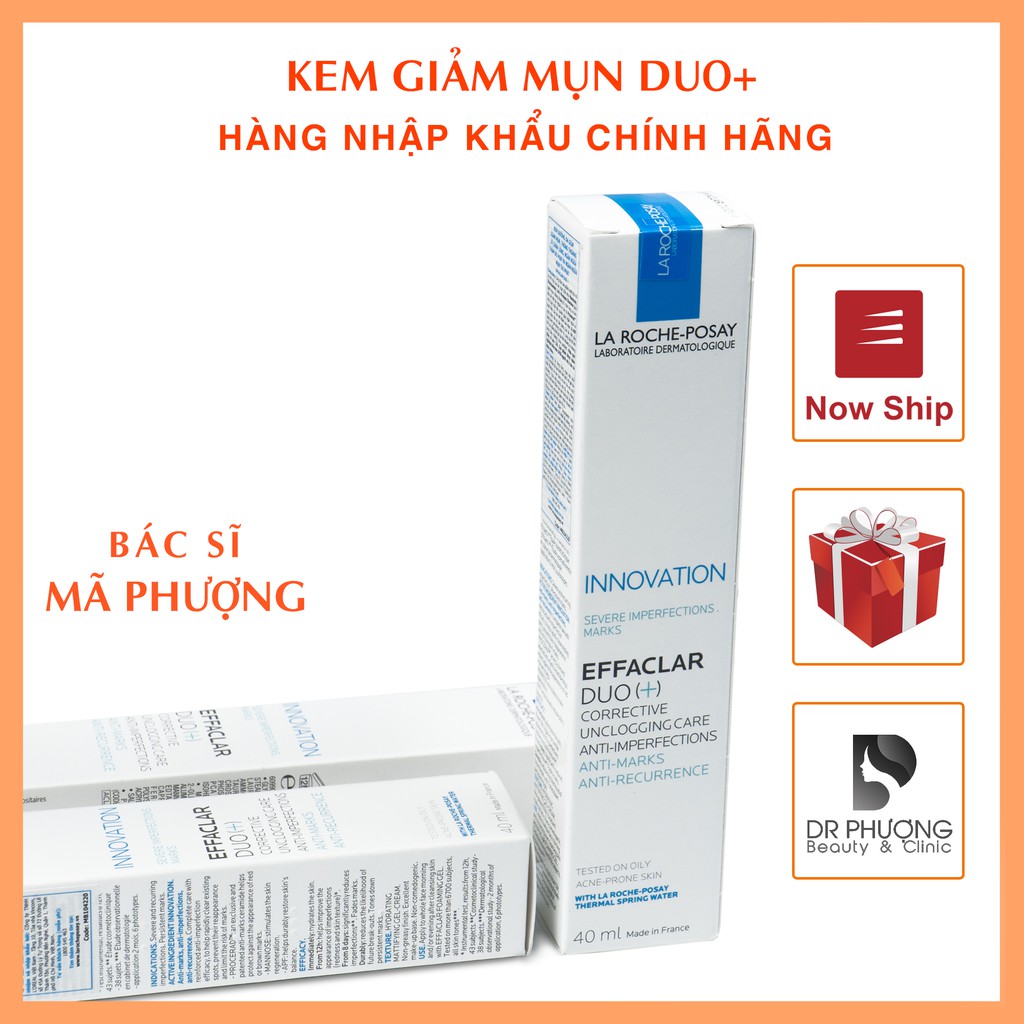 Kem Dưỡng Giảm Mụn Effaclar Duo+ LarochePosay