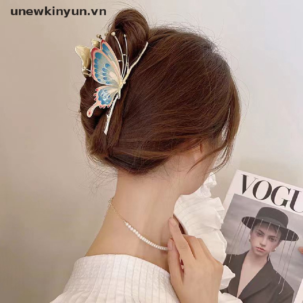 Kẹp Tóc Càng Cua Cỡ Lớn Phong Cách Vintage Thời Trang Cho Nữ