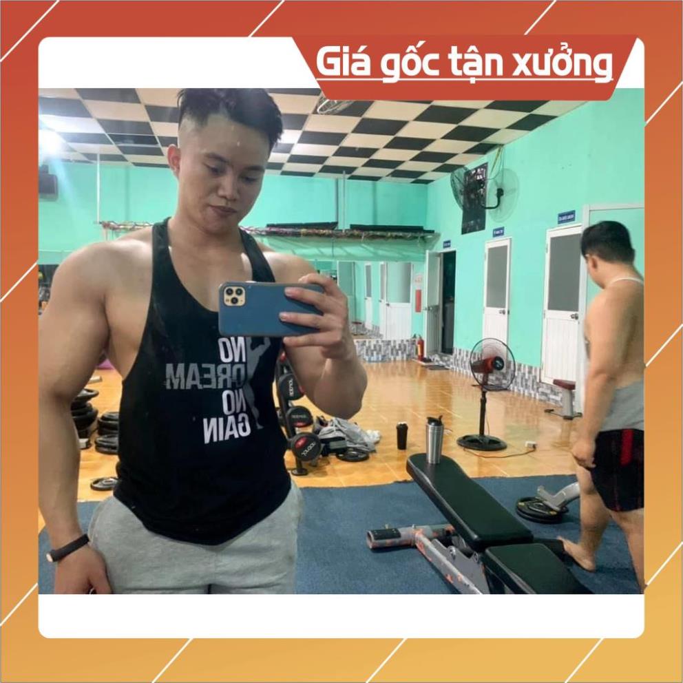 Sport - Áo ba lỗ nam cotton tập gym siêu mát siêu đẹp tôn dáng khoe cơ bắp body - TH Sports