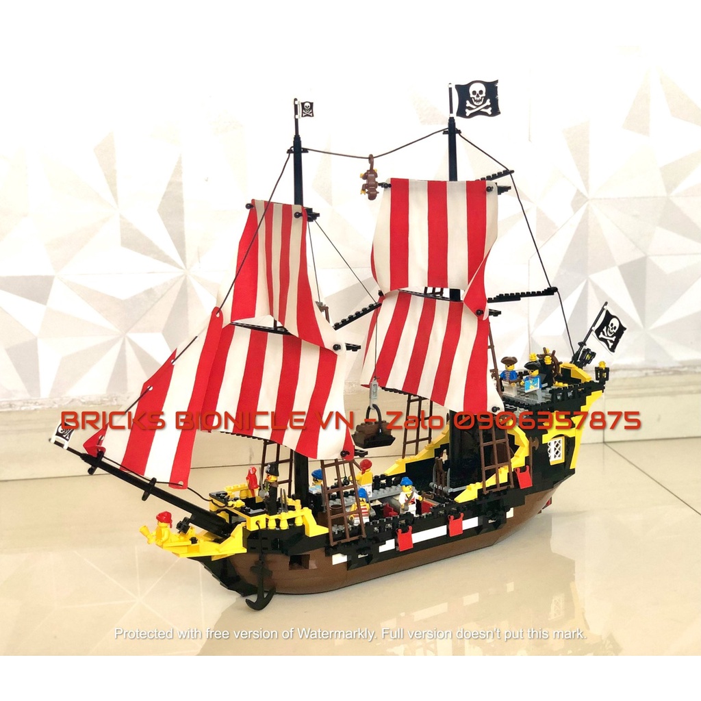 LEGO PIRATES SYSTEM - ĐỒ CHƠI XẾP HÌNH LEGO TÀU CƯỚP BIỂN -  6285 BLACK SEA BARRACUDA - TÀU HẢI TẶC BARRACUDA