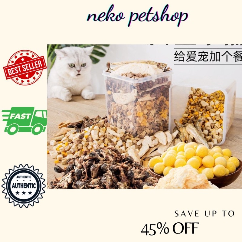 Thịt sấy khô/ Thức ăn sấy khô cho Chó Mèo