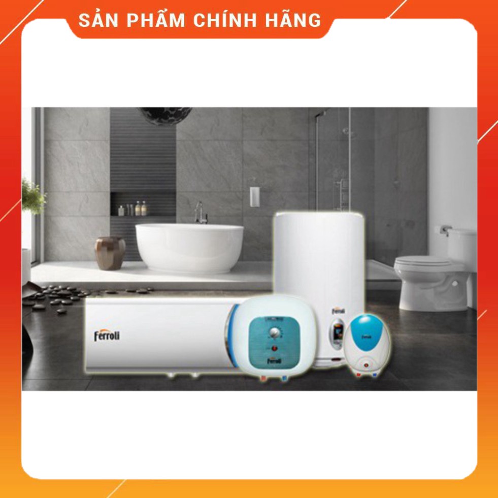 Bình nước nóng Ferroli CUBO E có chống giật (30L)