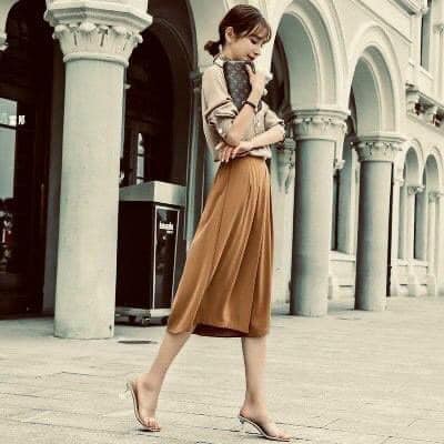 Quần culottes giả váy Only