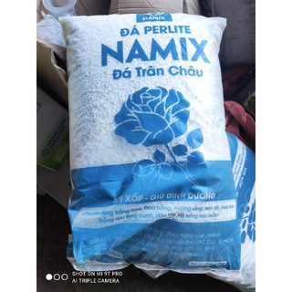 Đá Perlite Namix hay đá trân châu 8dm3 trồng cây thủy canh, sen đá