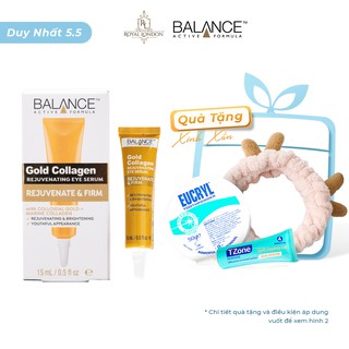 Kem Vàng Trị Thâm Quầng Mắt, Bọng Mắt Balance Active Formula Gold Collagen Eye Serum 15ml