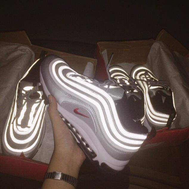 Giày Sneaker NIKE AIR MAX 97 Silver Xám Bạc Phản Quang [Sẵn Hàng]