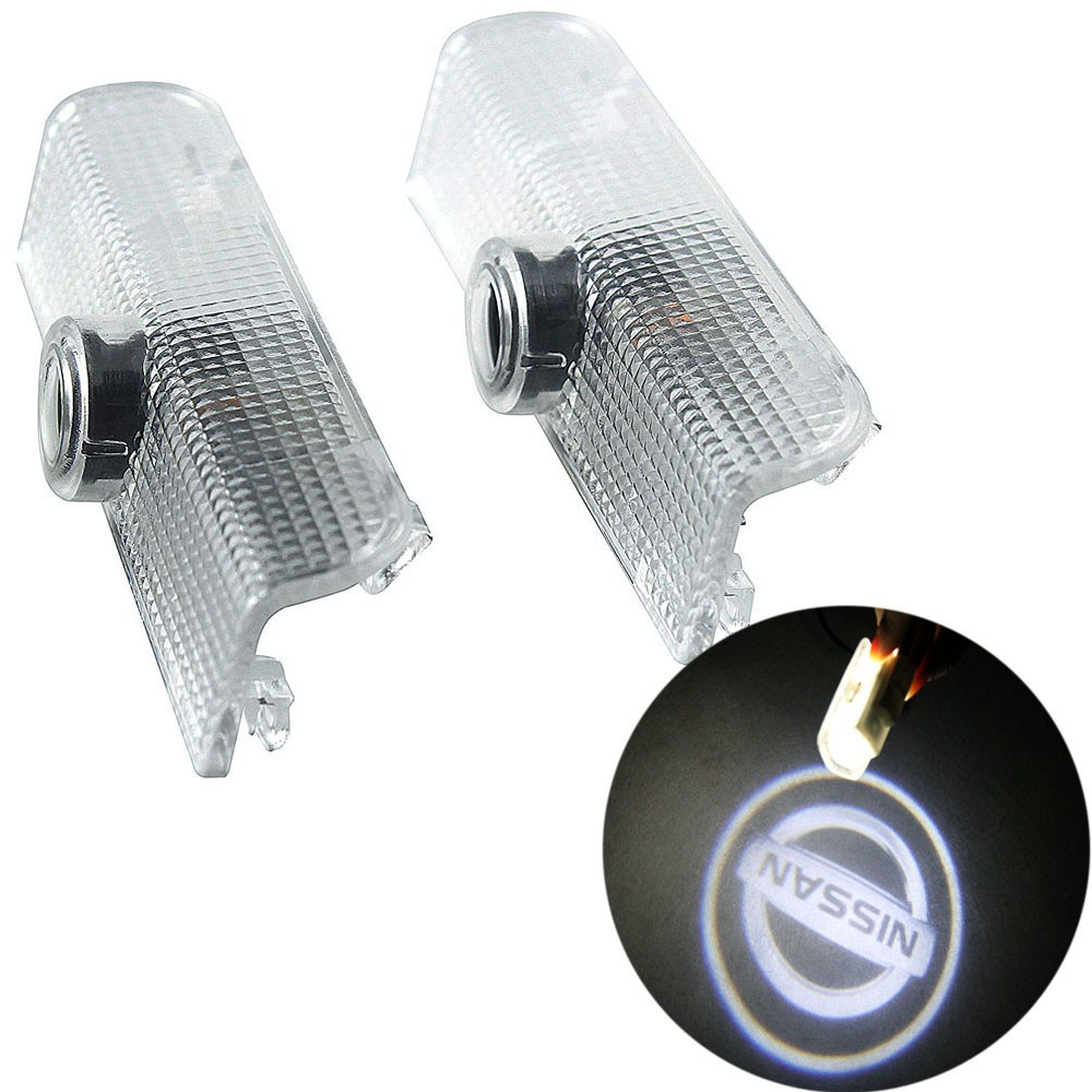Set 2 Đèn led Chiếu logo hd 3w Thay Thế Chuyên Dụng Cho Cửa Xe Hơi nissan altima armada maxima Tian quest
