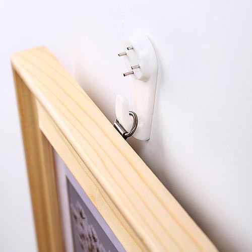 10 Đinh ghim 4 chấu size 4*2 cm có móc treo tranh treo vật dụng gia đình không cần khoan tường frame picture hanger