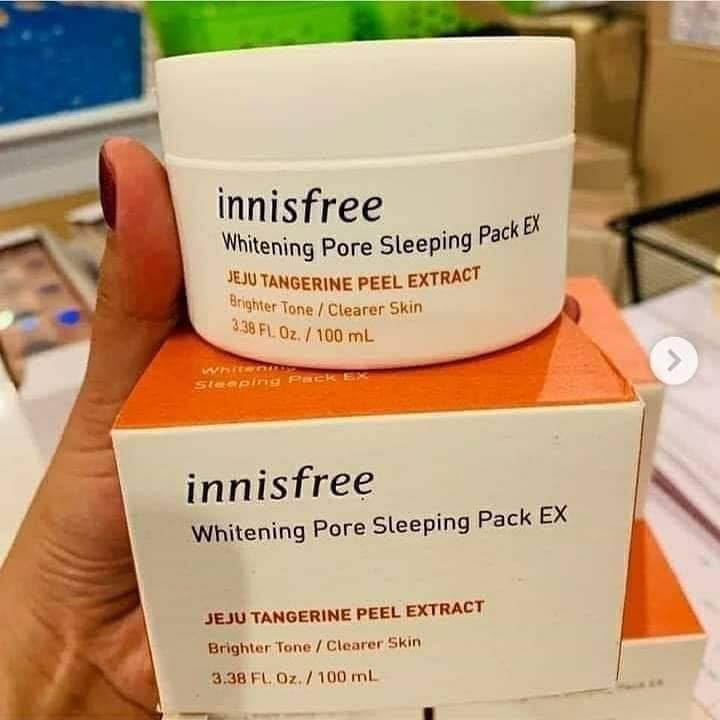 MẶT NẠ NGỦ SÁNG DA INNISFREE WHITENING PORE SLEEPING PACK EX 100ML CHÍNH HÃNG - 5328