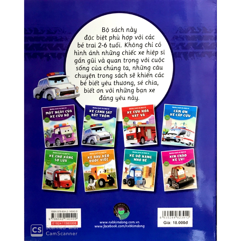 Sách - Những Chiếc Xe Hiệp Sĩ: Xe Cảnh Sát Bắt Trộm (Tái Bản 2019)
