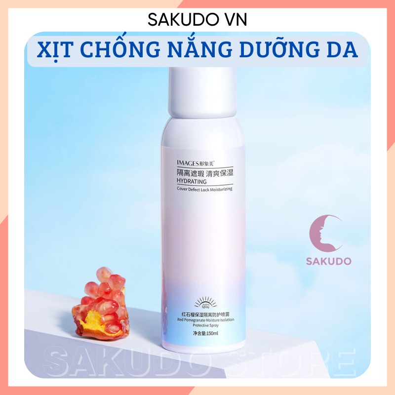 Kem chống nắng body dạng xịt nâng tông da, tệp da, chống nước hiệu quả SKD015