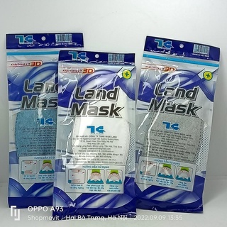 Khẩu trang y tế 3D Land Mask gói 6 chiếc