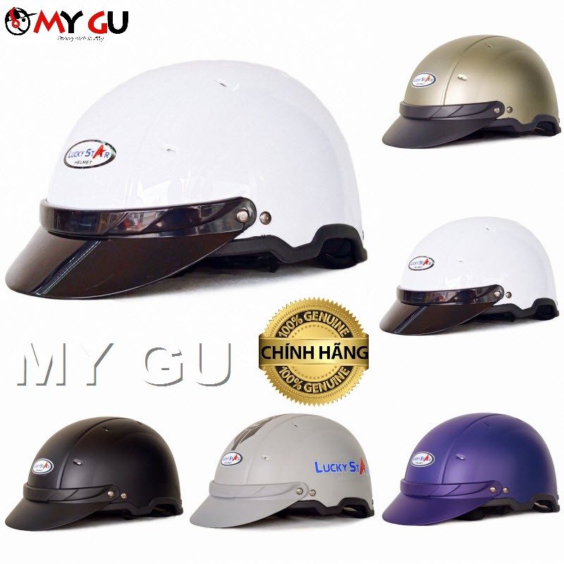 Mũ bảo hiểm cao cấp chính hãng LUCKY STAR KM15