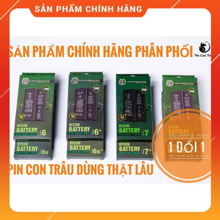 Pin iphone chính hãng, pin siêu trâu iphone bison dung lượng cao cho iphone 6/6s/6p/6sp/7/7plus