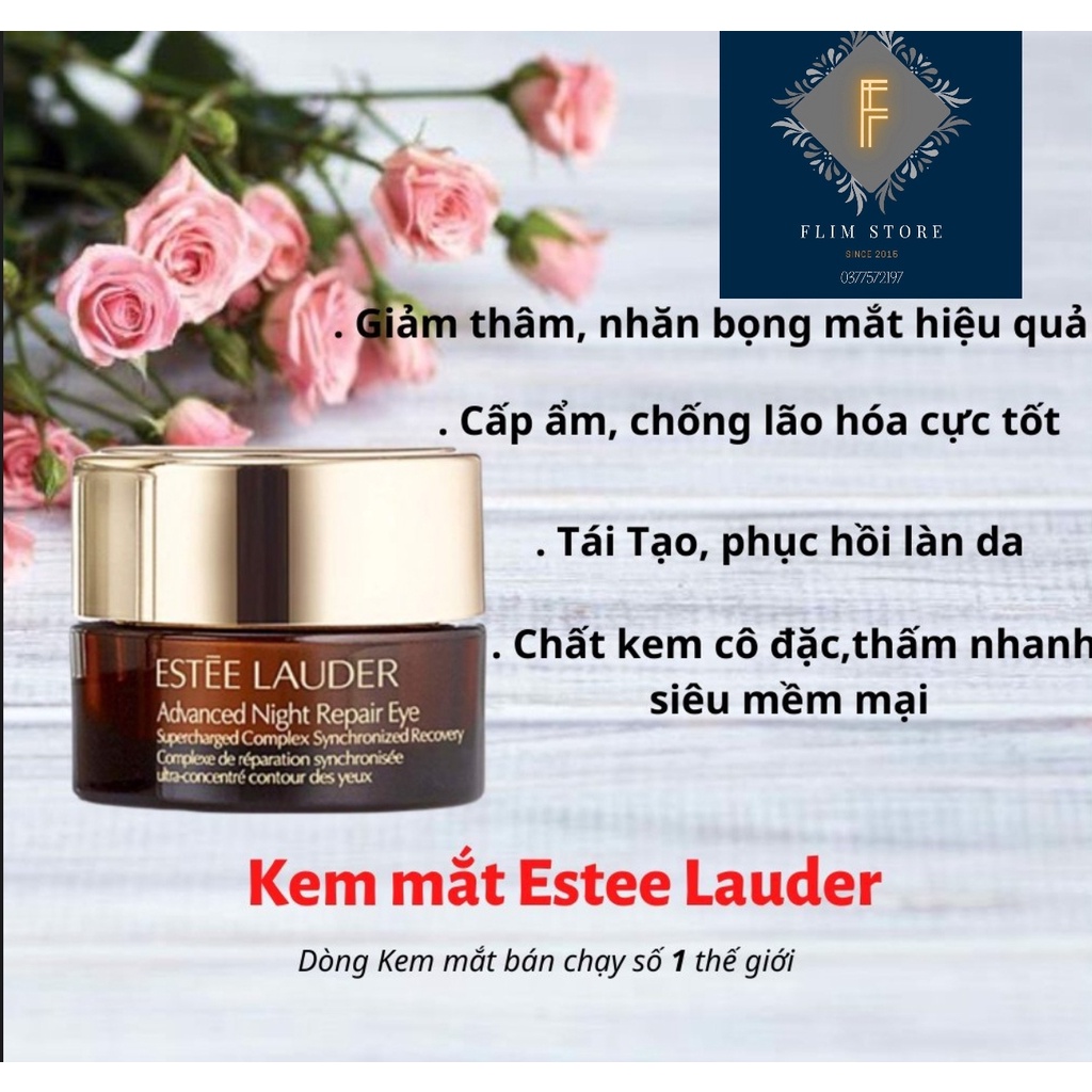 [estee laude 5ML / 3ML]Kem Mắt Estee Lauder Chống Lão Hóa, Nâng Cơ, giảm Quầng Thâm Mắt và dưỡng mắt