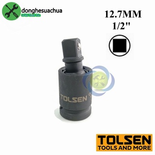 Đầu nối lắc léo đen 1/2 tolsen 18288