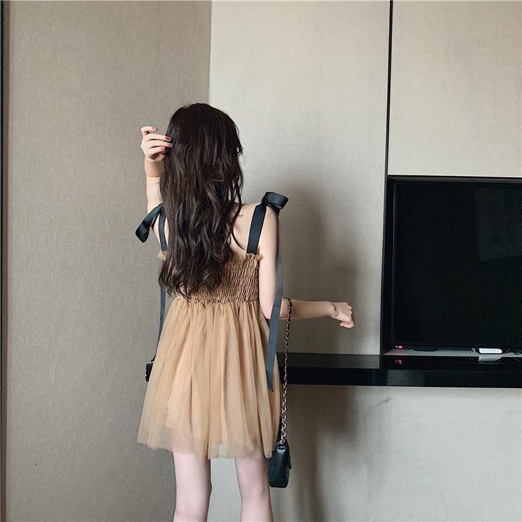 Đầm Hai Dây Phong Cách Hàn Quốc Thời Trang Cho Nữ