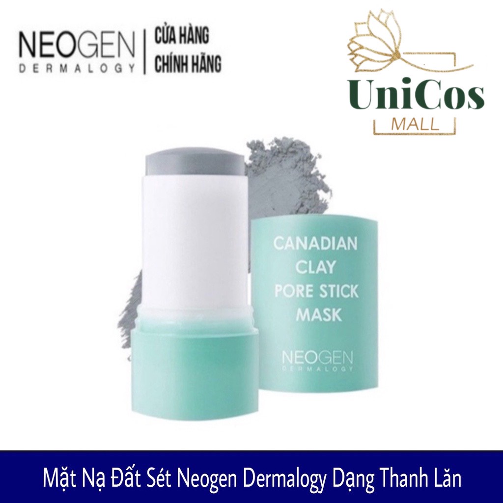 Thanh Lăn Giảm Mụn Đầu Đen Neogen Canadian Clay Pore Stick Mask 28gr