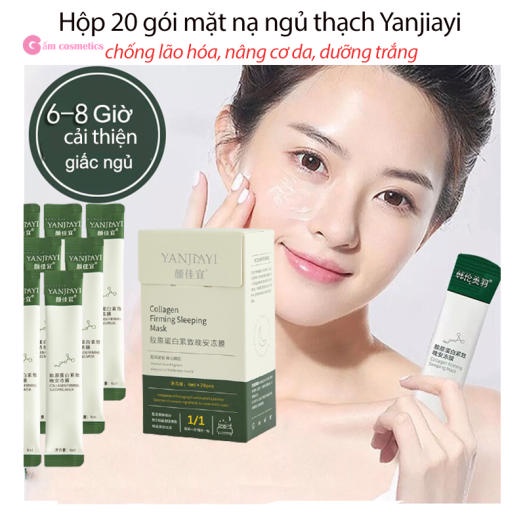 Mặt Nạ Ngủ Thạch Collgen Nâng Cơ, Dạng Trong Suốt