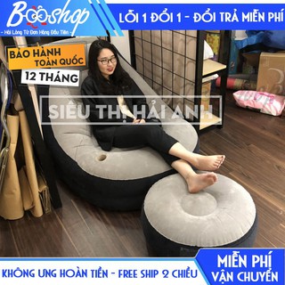 [Hàng Loại 1] Ghế hơi cao cấp có đệm hơi lót chân tặng kèm bơm điện