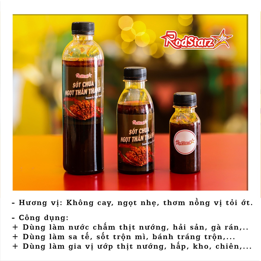 Combo sốt trộn mì cay ngọt Rodstarz; nước chấm thịt nướng, sốt gà rán, sốt ăn chay trực tiếp, sốt ướp thịt, hải sản