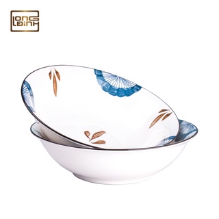 Tô canh Nhiệt Đới kích thước 20,5x5,5 cm, Tô gốm sứ Ceramic cao cấp Long Đỉnh
