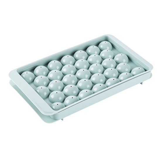 Khuôn Nhựa Làm Đá Hình Cầu 3D 18/33 Ngăn Tiện Dụng Cho Nhà Bếp DIY