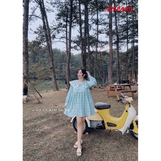ĐẦM BABYDOLL HOA CỔ BÈO