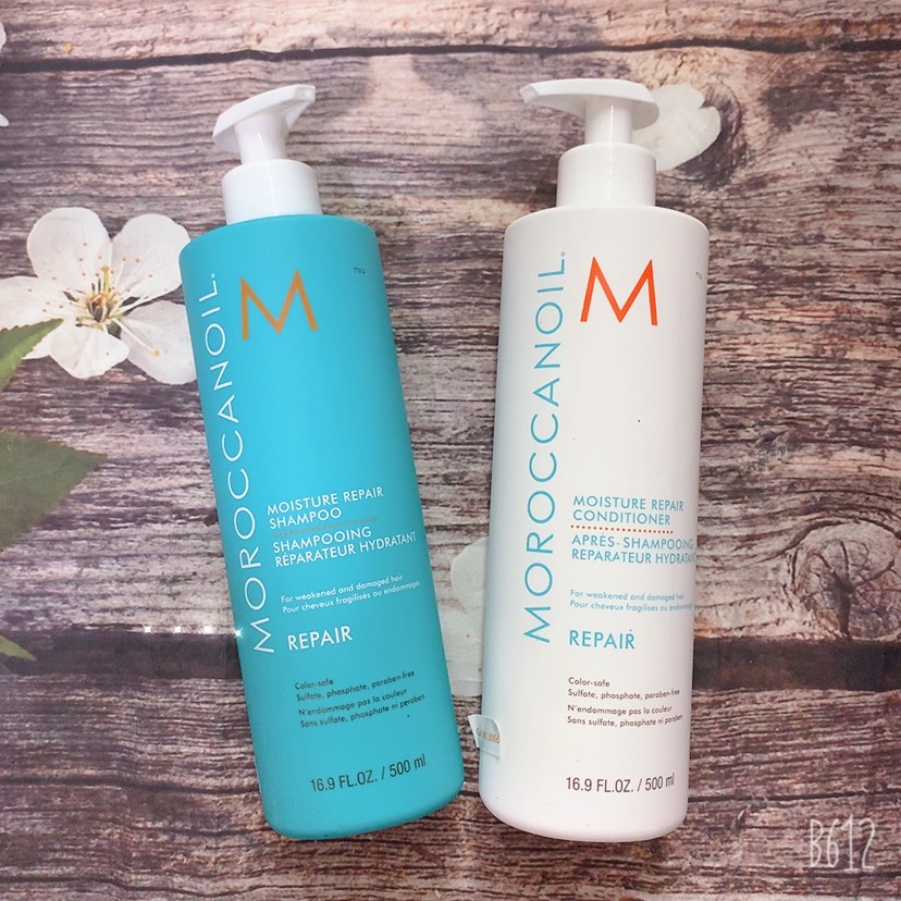 DẦU GỘI XẢ PHỤC HỒI TÓC HƯ TỔN REPAIR MOROCCANOIL 250ML / 500ML (CHÍNH HÃNG)