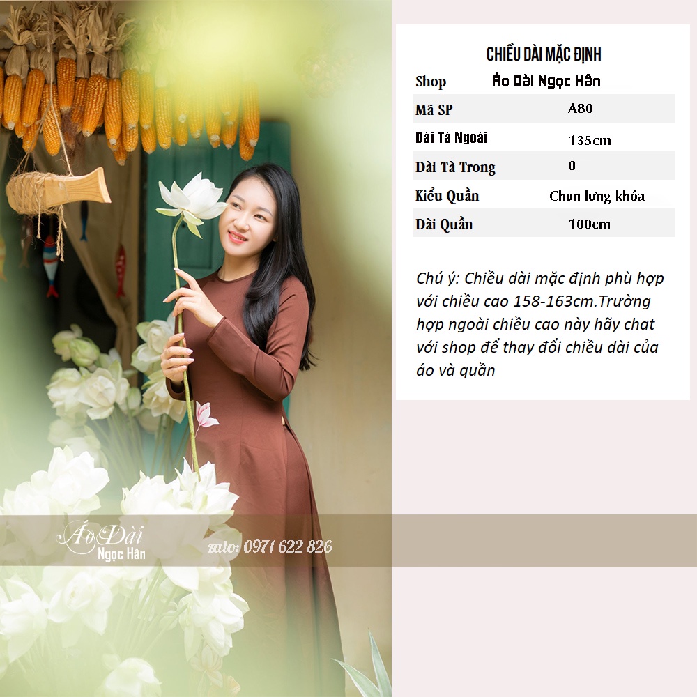 Áo Dài Cách Tân  Đi Lễ Chùa Họa Tiết Thêu Hoa Sen A80