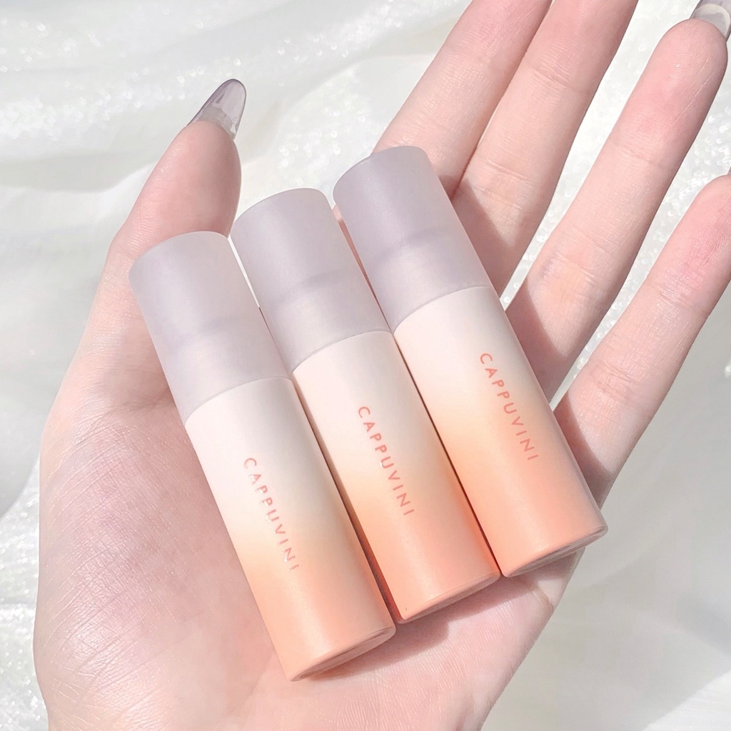 [Hàng mới về] Son kem Cappuvini nhung mịn vỏ màu cam trắng
