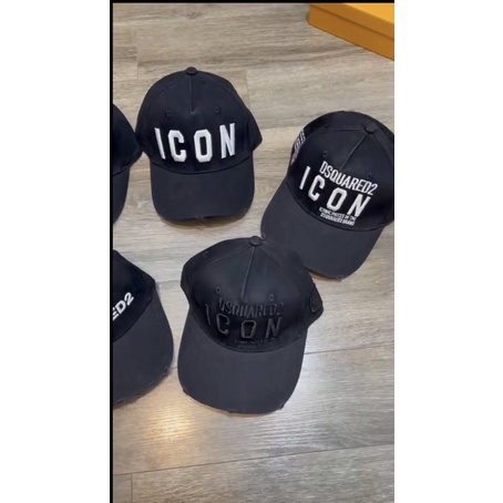 Mũ lưỡi trai in chữ dsquared2 icon, mũ phớt mikenco