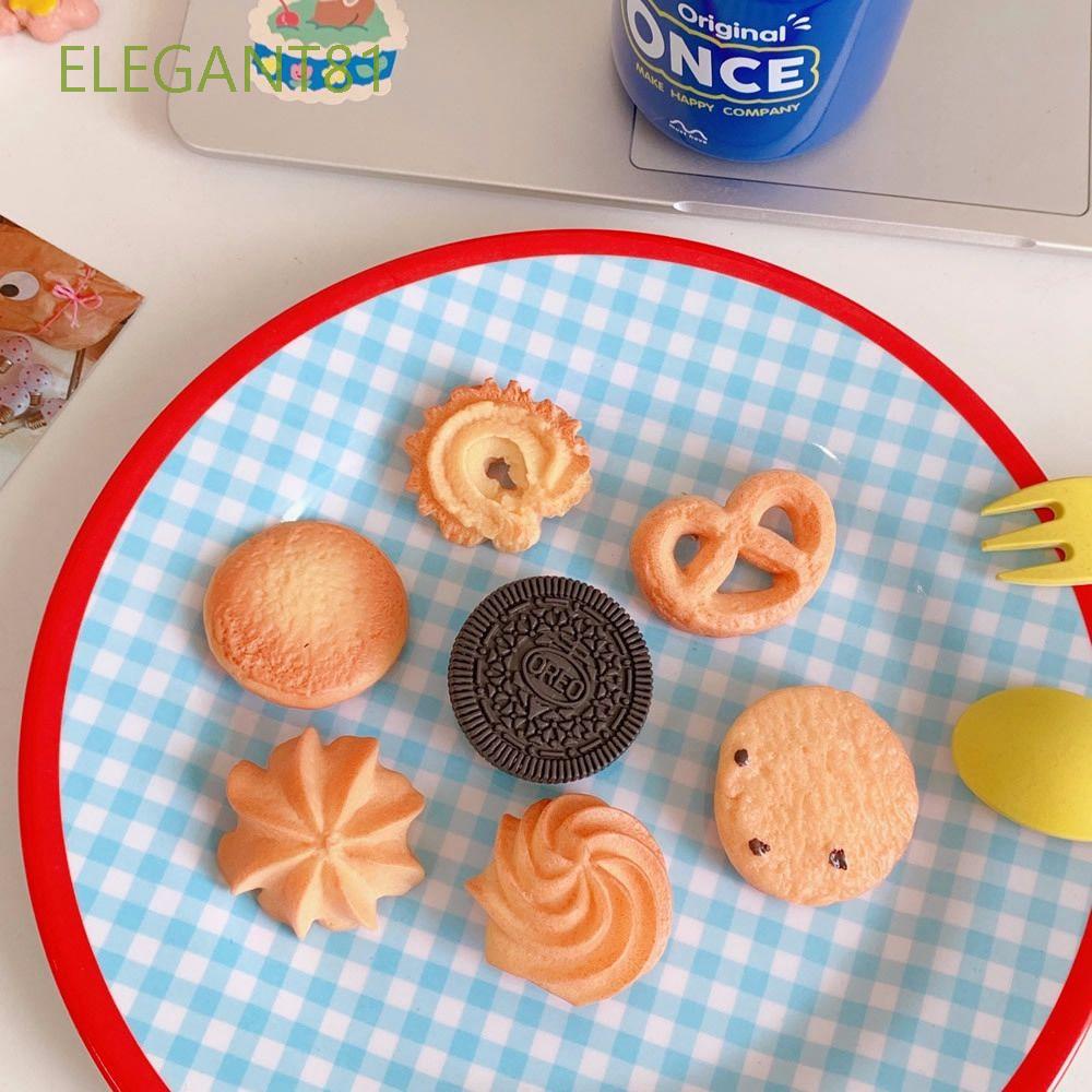 Kẹp tóc resin thiết kế hình bánh quy thời trang Hàn Quốc dành cho nữ 81