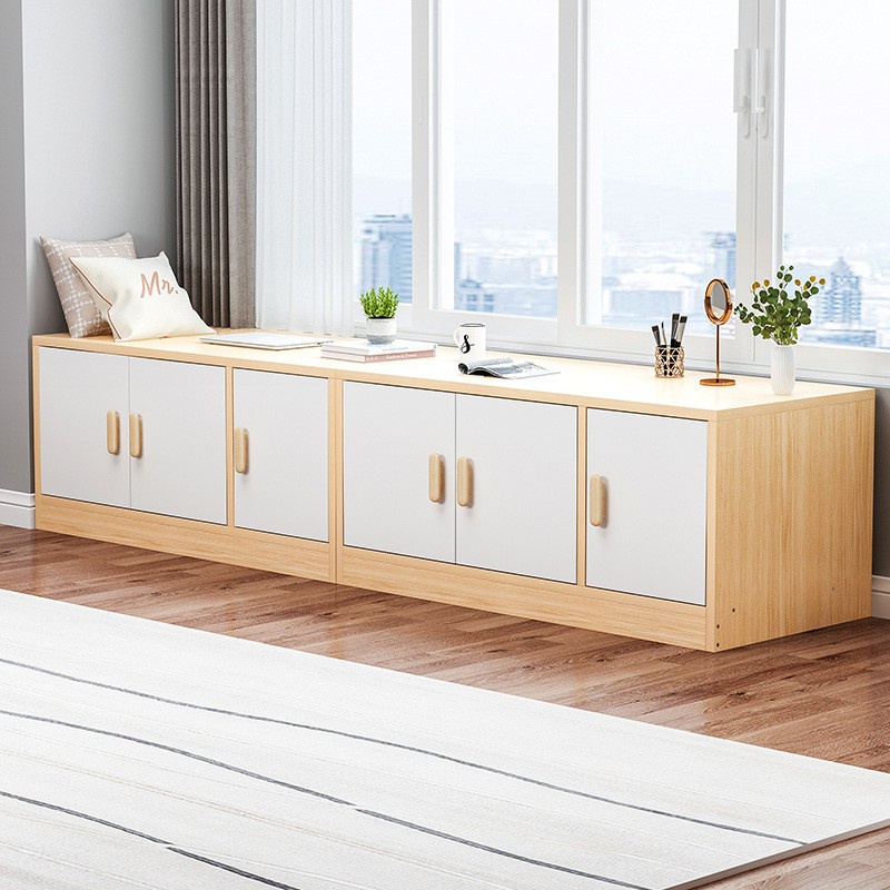 Tủ đầu giường, tủ để ngoài ban cồng, chất liệu gỗ MDF siêu bền, màu trắng phong cách châu âu