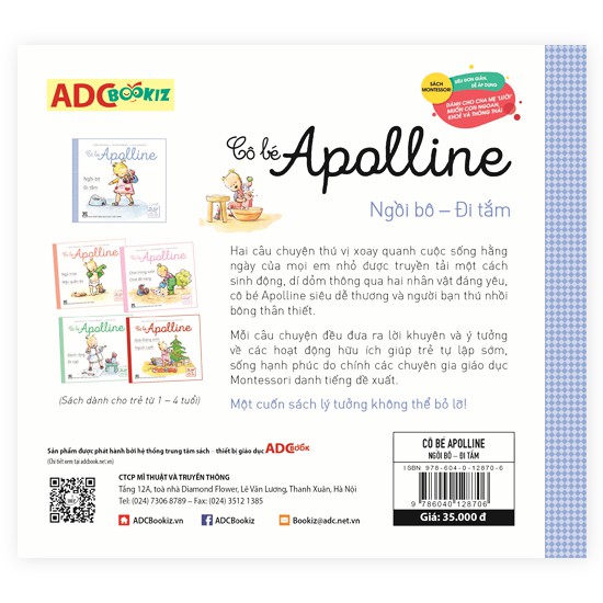 “Bí kíp” Montessori dạy trẻ tự lập sớm: Cô bé Apolline: Ngồi bô và Đi tắm | BigBuy360 - bigbuy360.vn