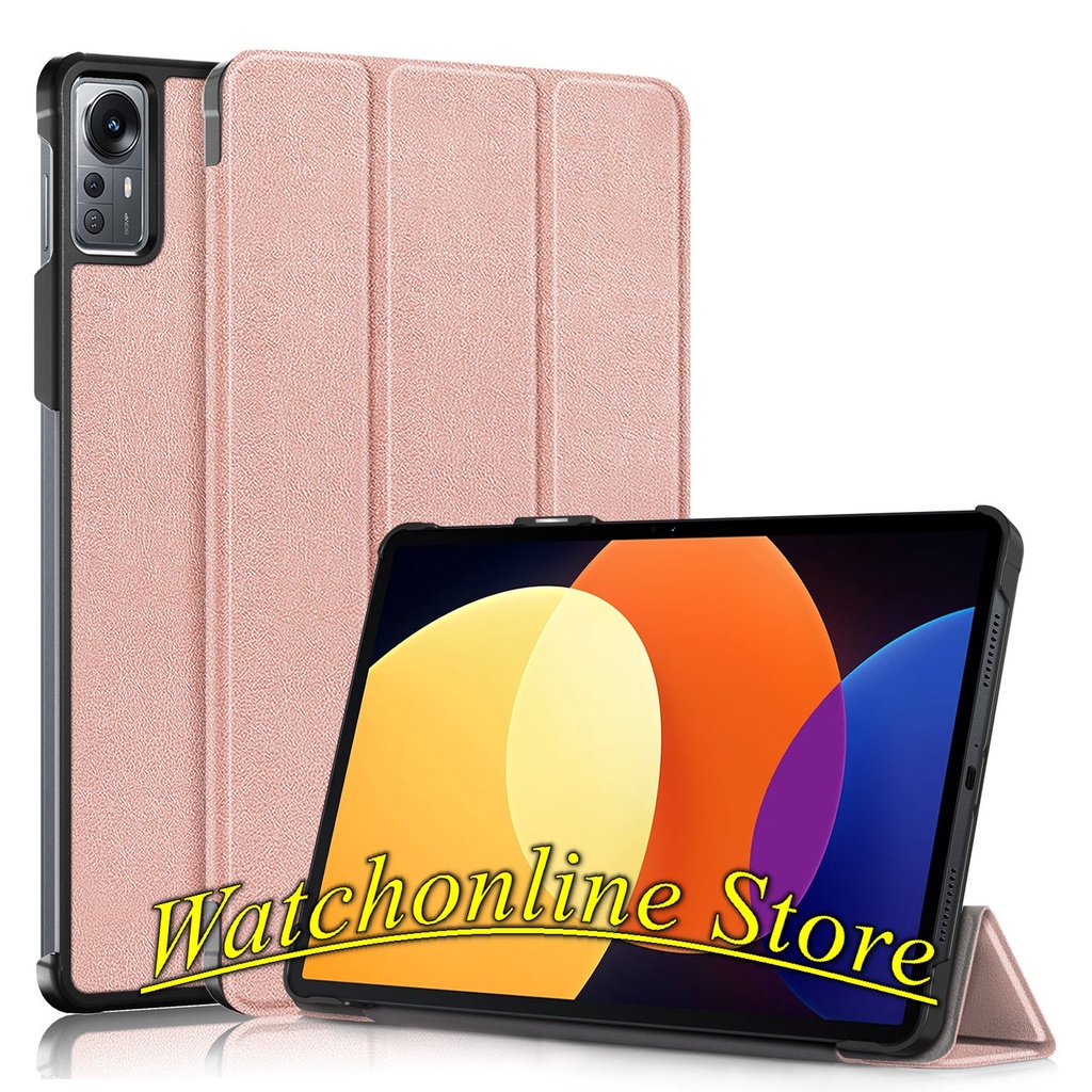 Bao da, ốp lưng Xiaomi Mi Pad 5 pro/ MiPad 5 Pro 12.4inch nắp nam châm đóng mở tự động