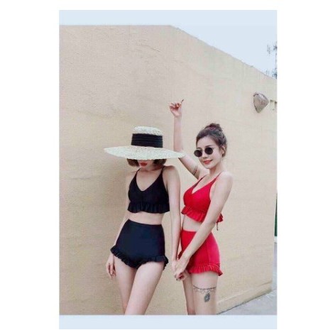 Bikini 2 Mảnh Đi Biển , Đồ Bơi Nữ Kín Đáo Bánh Bèo DLAVENDER BKN 19